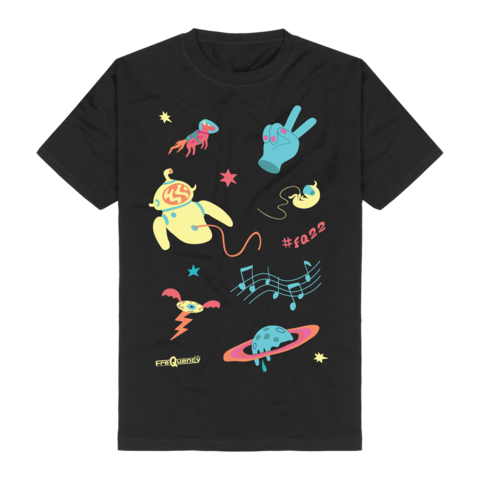 Floating Icons by Frequency Festival - T-Shirt - shop now at Frequency Festival store