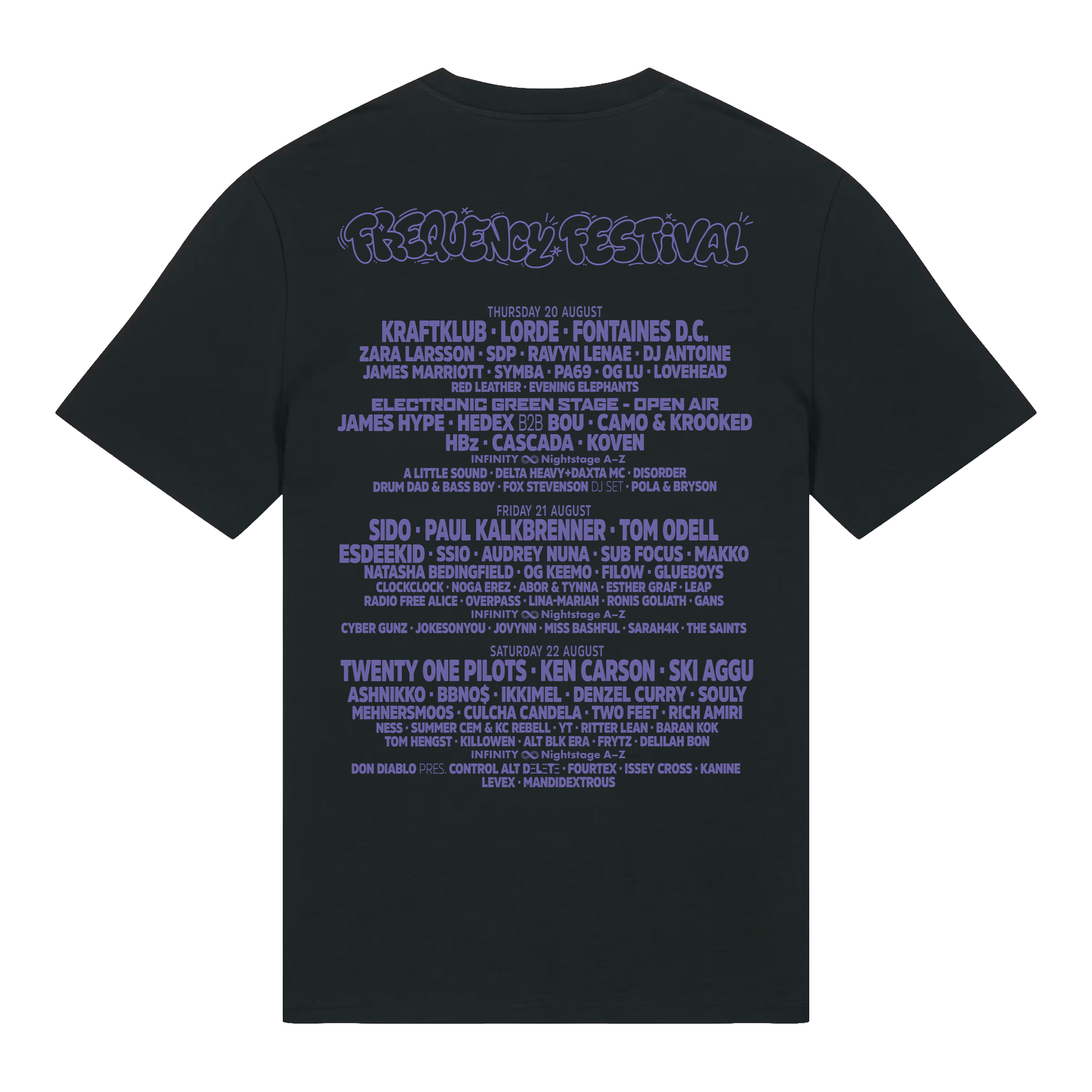 Frequency Festival GRAFFITI LOGO T-Shirt 454343