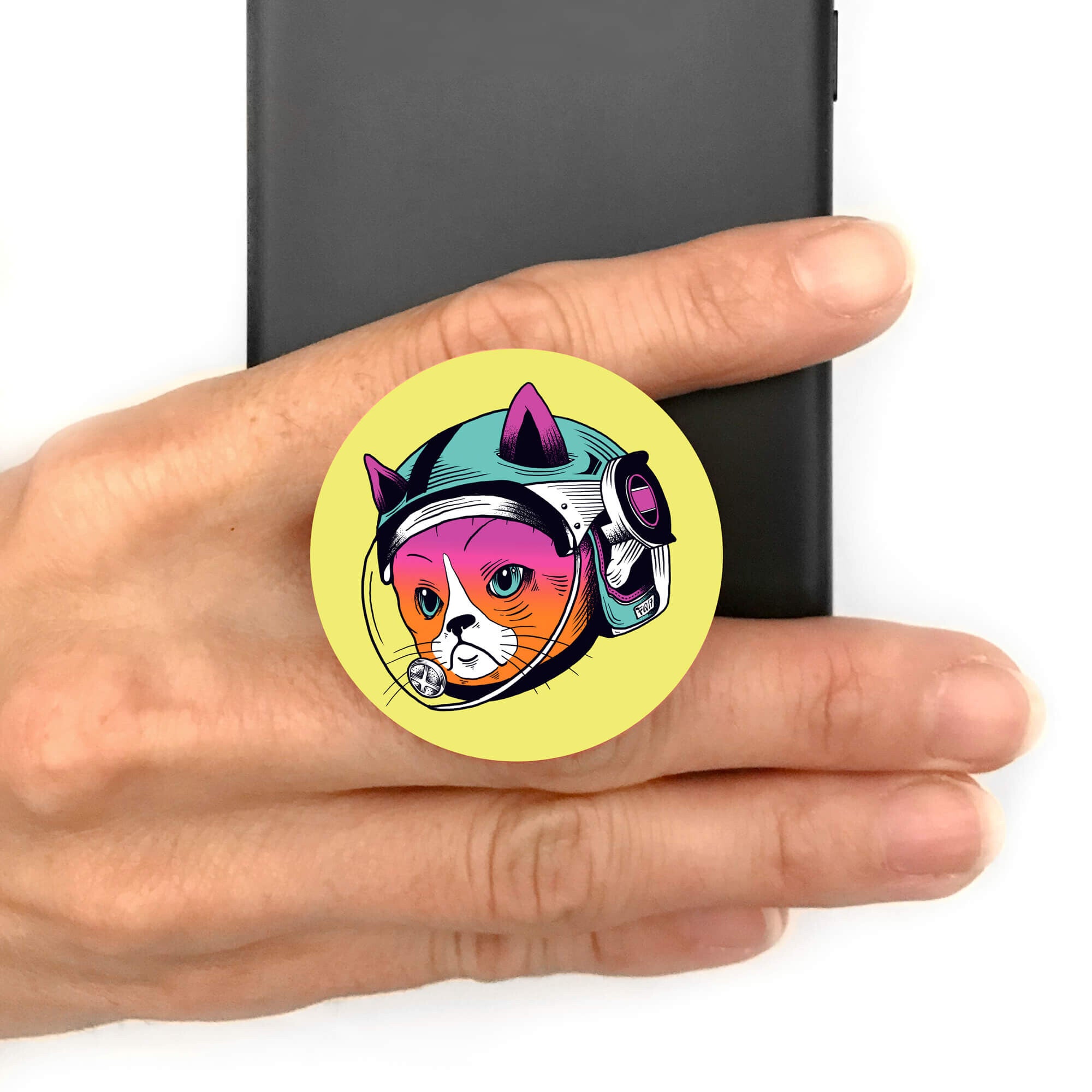 Frequency Festival Galactic Cat Pop Socket 108516