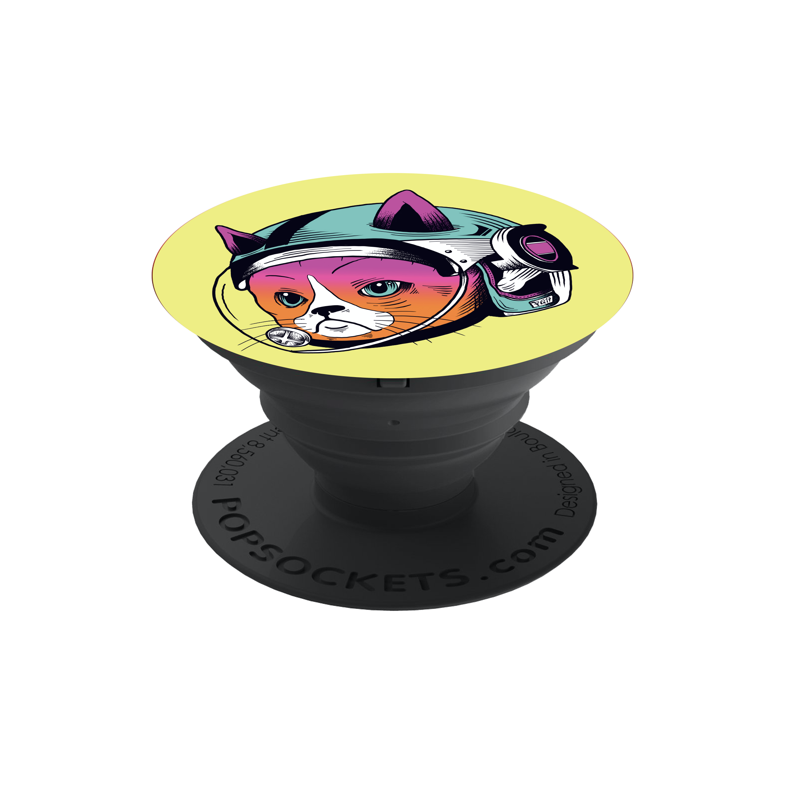 Frequency Festival Galactic Cat Pop Socket 108586