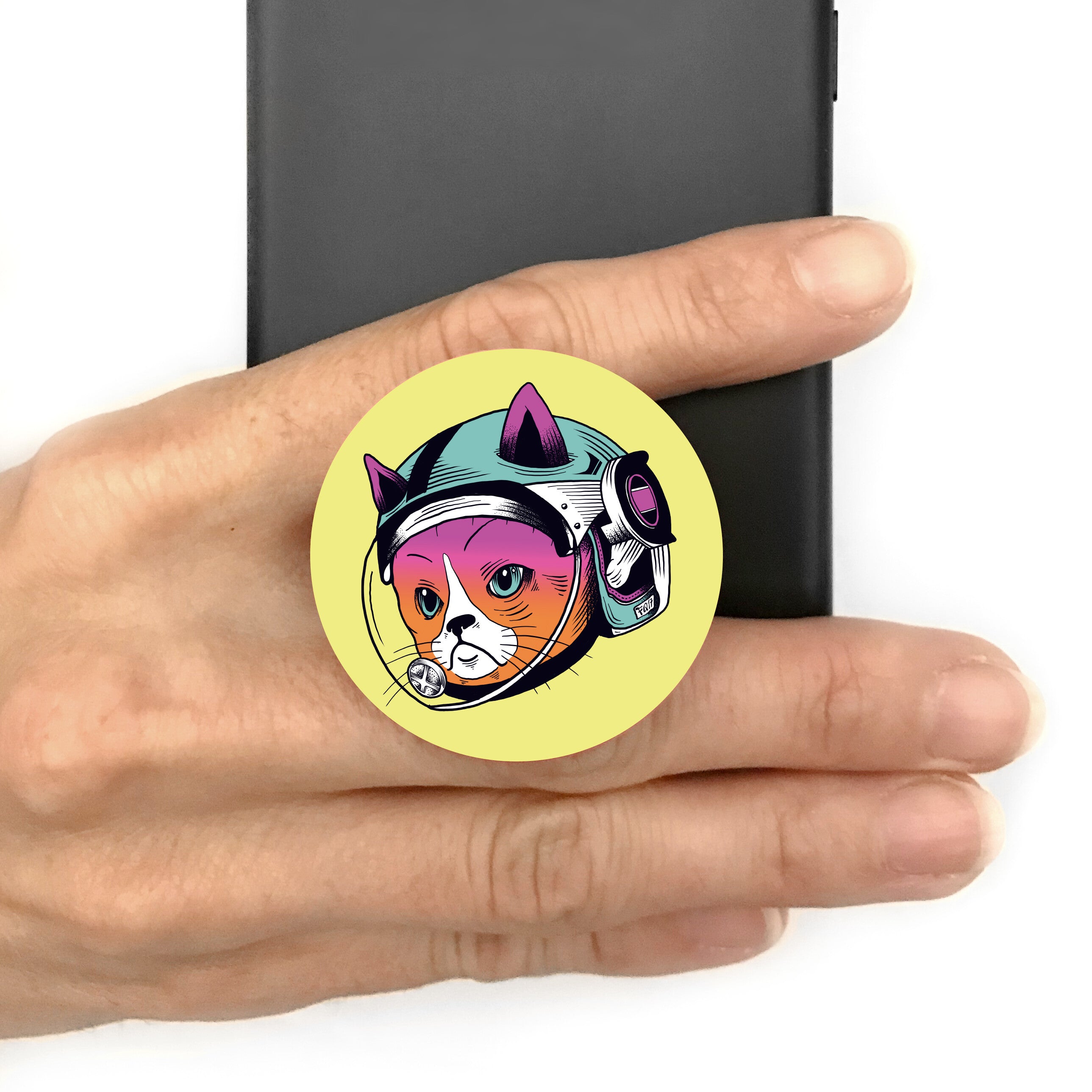Frequency Festival Galactic Cat Pop Socket 108691